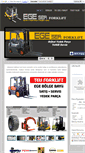 Mobile Screenshot of egeserforklift.com